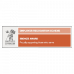 Bronze Award logo for employers supporting the Armed Forces community